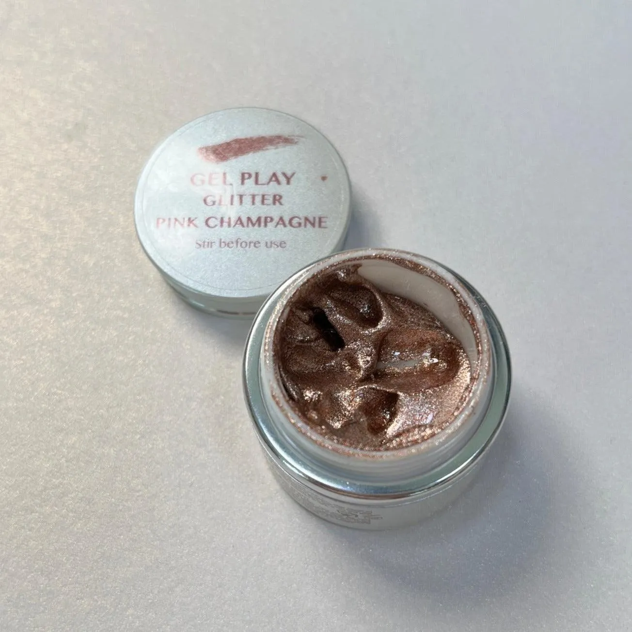 Akzentz Gel Play - Glitter Pink Champagne