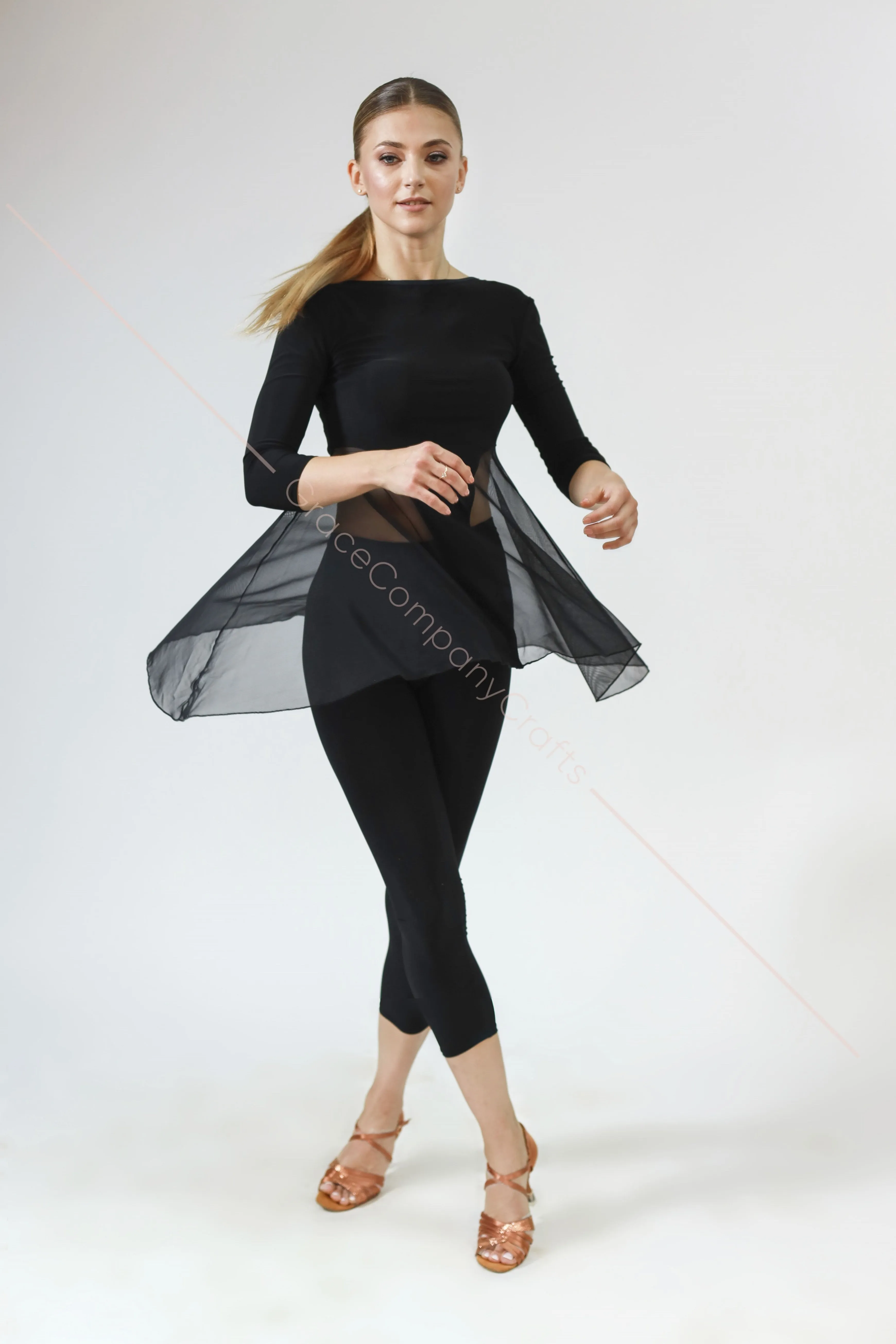 Ballroom dance tunic