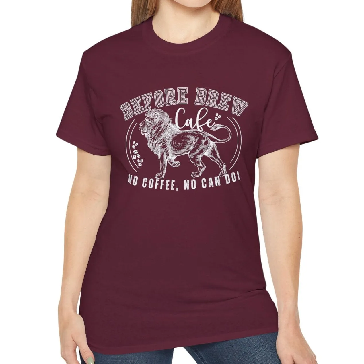 Before Brew Cafe Women's Cotton T-Shirt - No Coffee, No Can Do