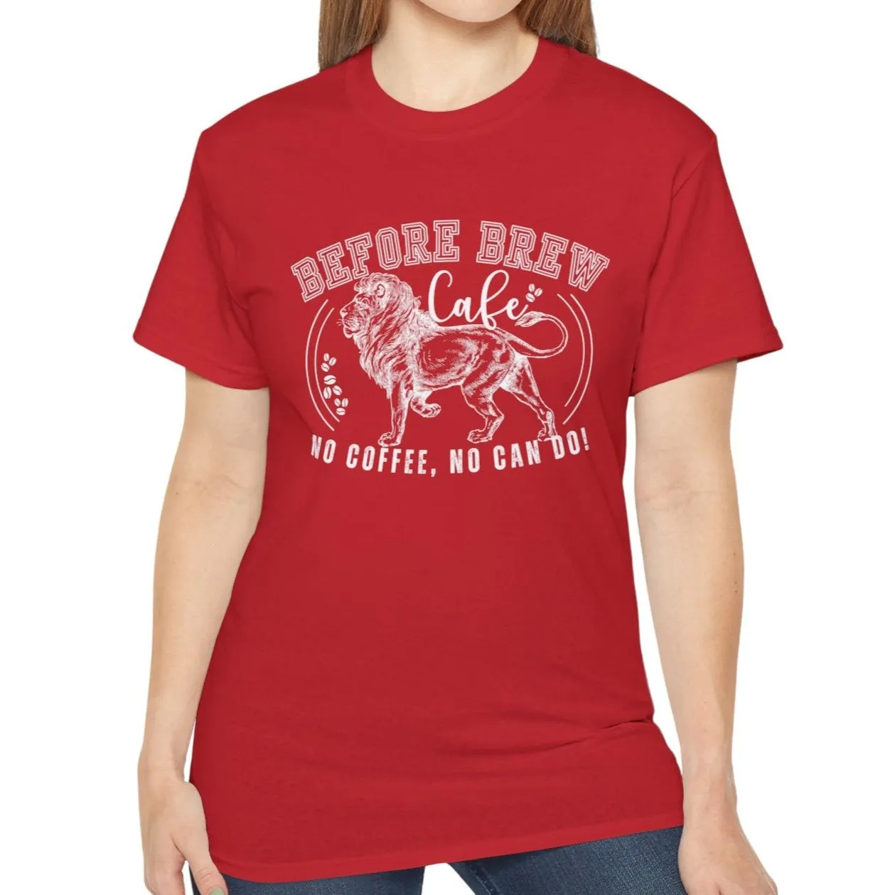 Before Brew Cafe Women's Cotton T-Shirt - No Coffee, No Can Do
