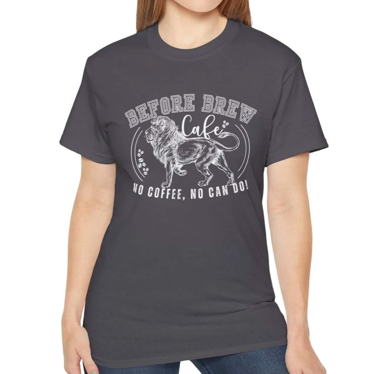 Before Brew Cafe Women's Cotton T-Shirt - No Coffee, No Can Do