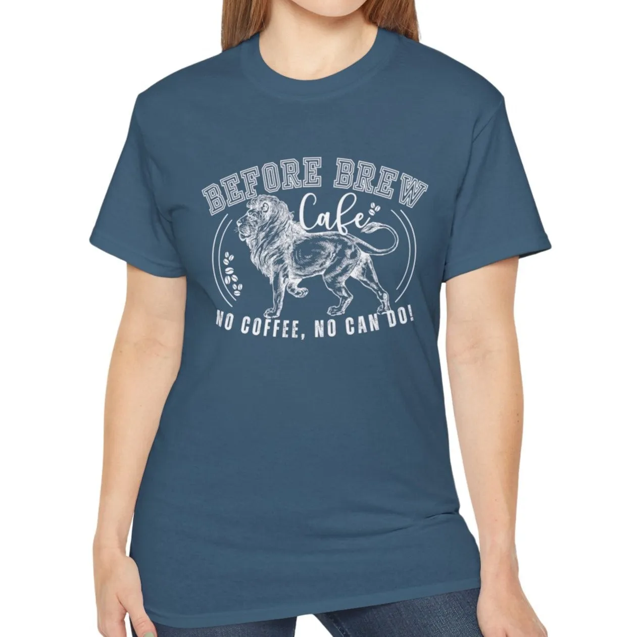 Before Brew Cafe Women's Cotton T-Shirt - No Coffee, No Can Do
