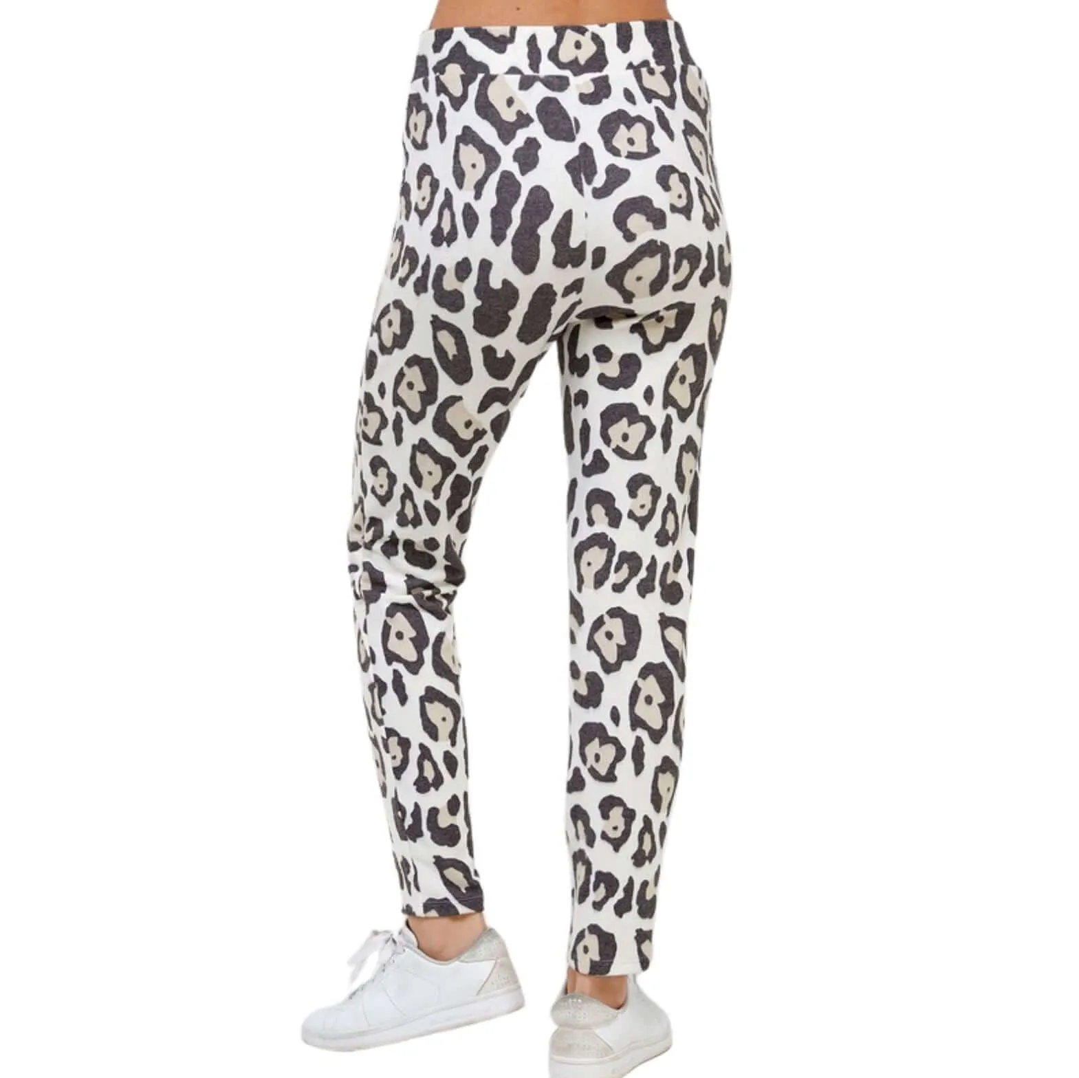 Cheetah Print Lounge Pants Made in USA - Clearance Final Sale