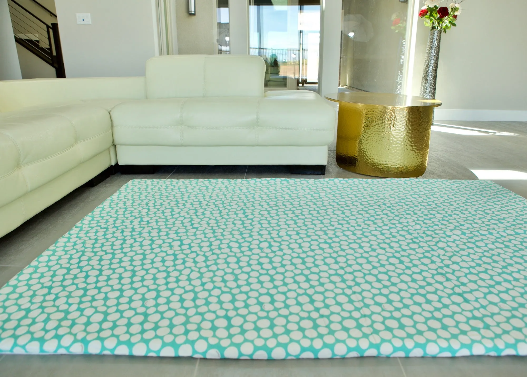 CorkiMat® COMFY - Mint Pebbles Organic