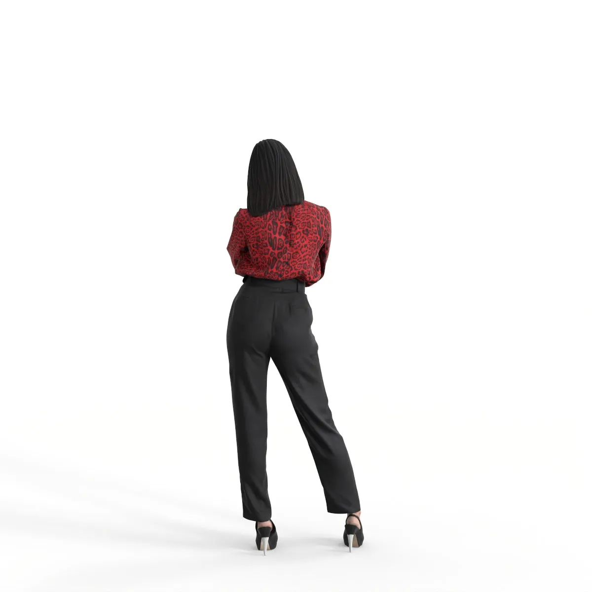 Formal Woman | ewom0319hd2o01p01s | Ready-Posed 3D Human Model (Woman)