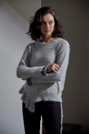 Ladder Sweater - Silver Marl