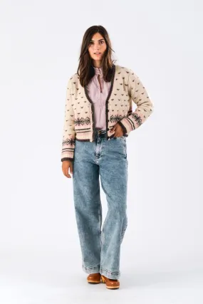 Lollys Laundry Nina Cardigan Creme