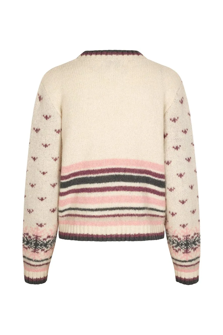 Lollys Laundry Nina Cardigan Creme