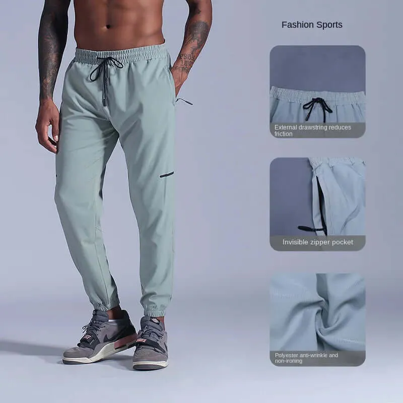 Men's Athletic Fit Joggers: Elastic Waist & Cuffs