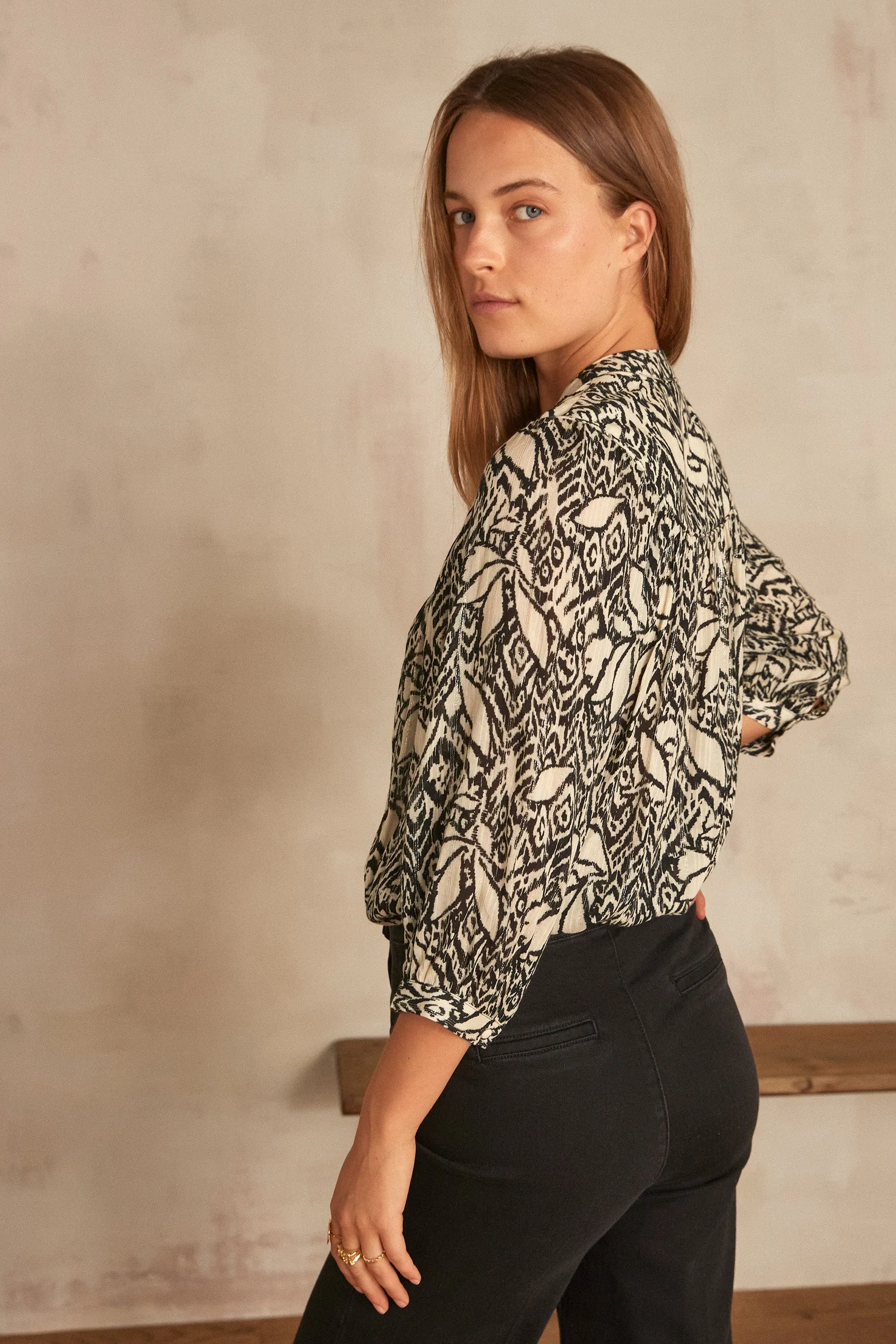 MOURIA ECRU BLOUSE