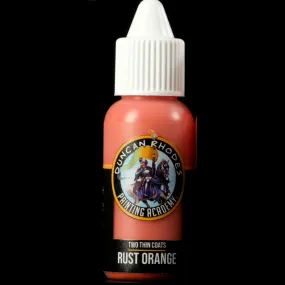 Rust Orange - Two Thin Coats