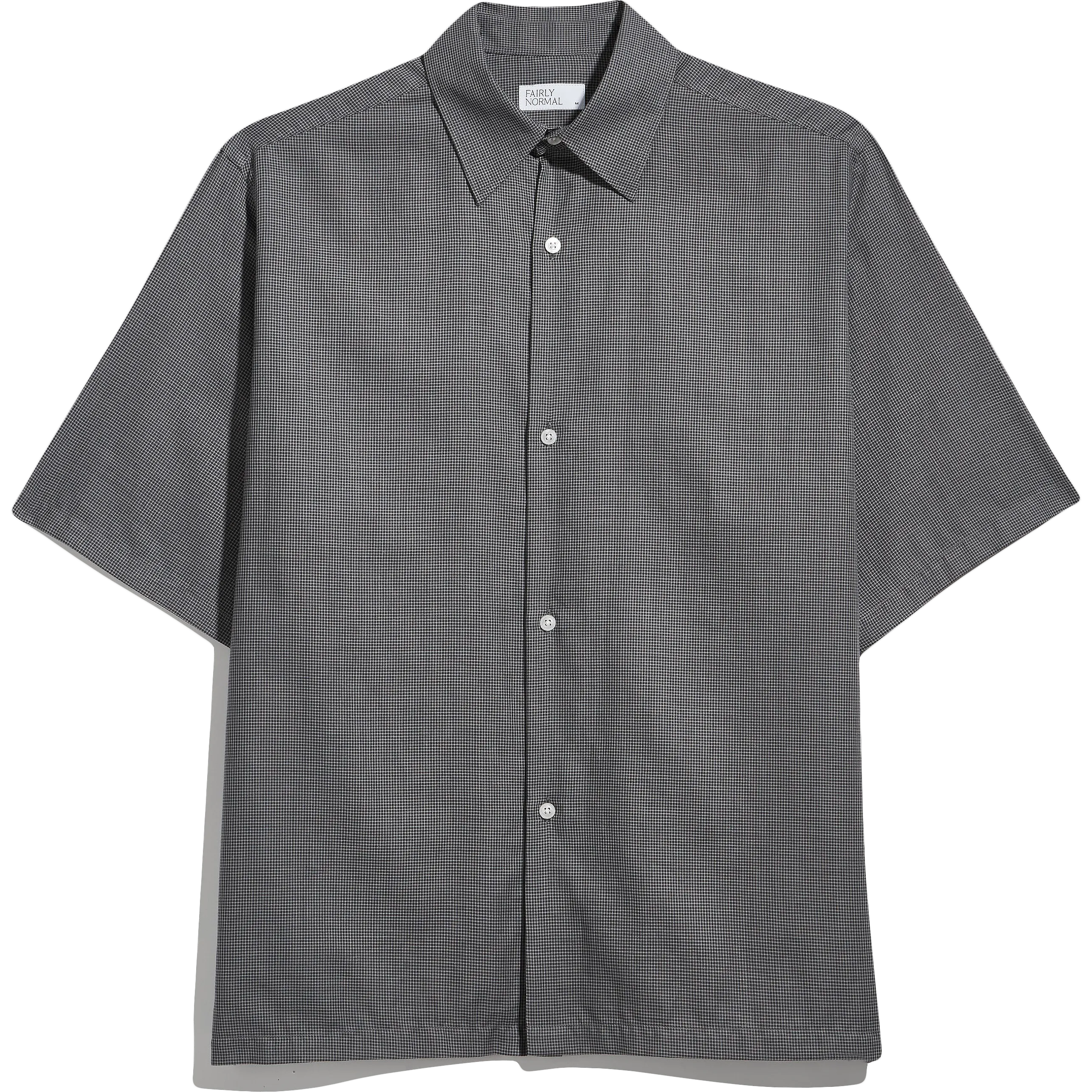 Short Sleeve Shirt - Black Check
