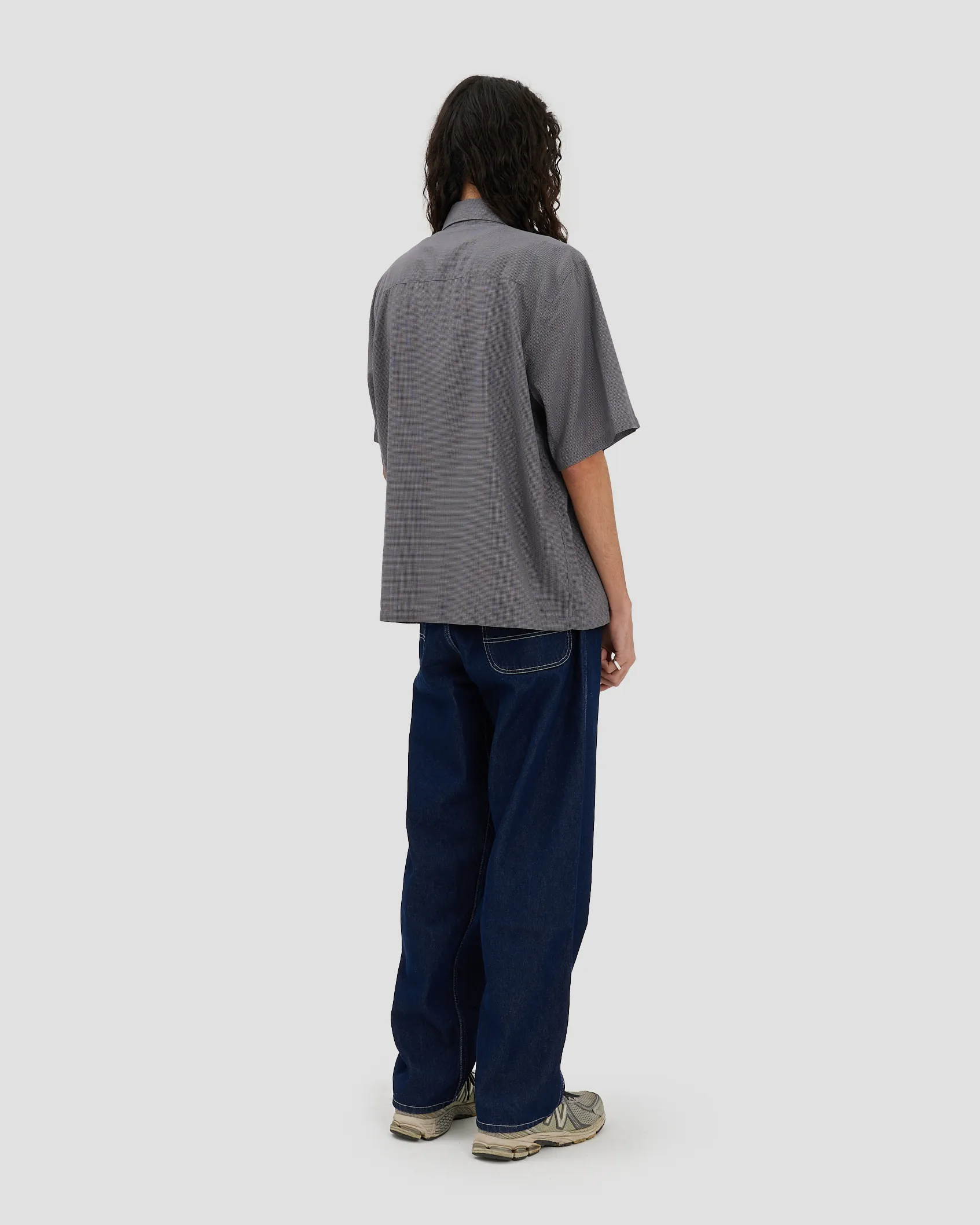 Short Sleeve Shirt - Black Check