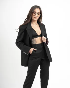 Slacks with zipper on hem (Iris)