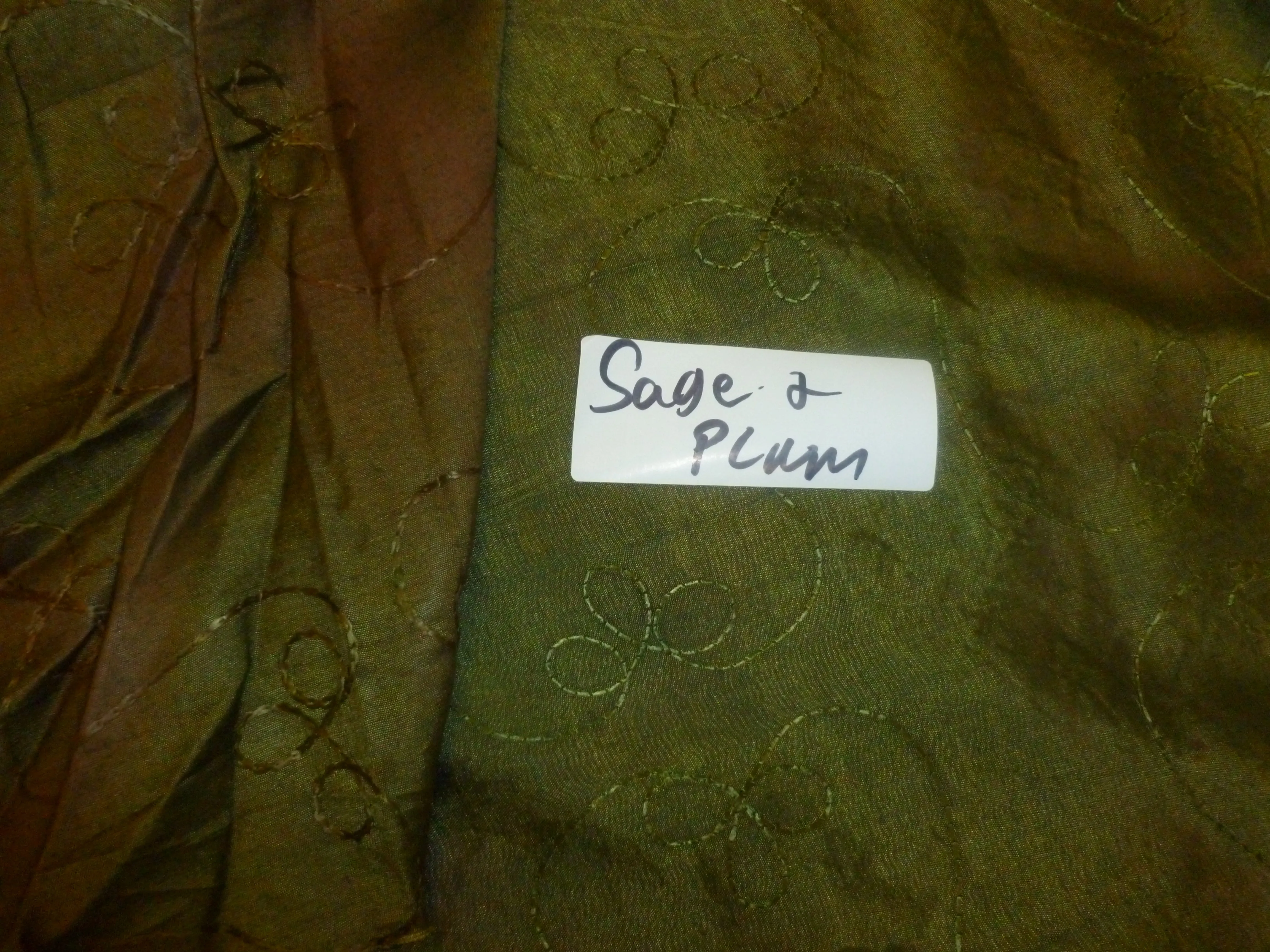 Tie Dye Silks with Embroidery