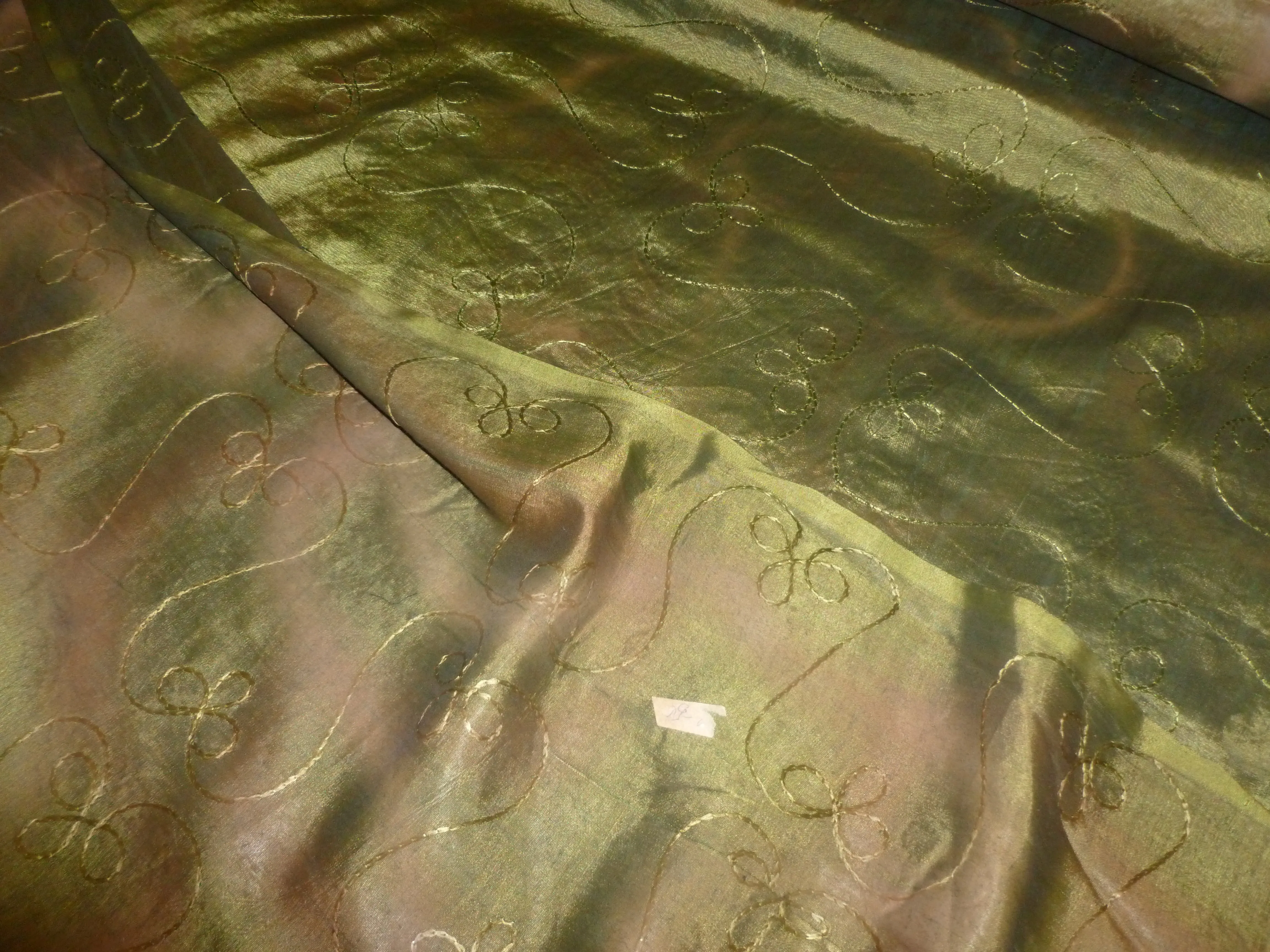 Tie Dye Silks with Embroidery