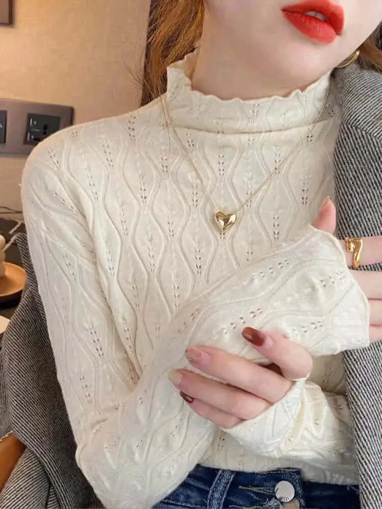 Women's Slim Fit Cashmere Thermal Undershirt