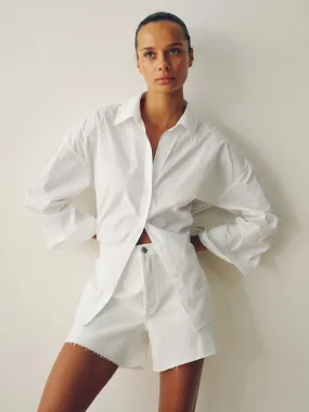 zoie short: relaxed vintage 4.5 | White Raw